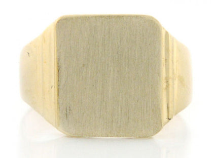 Gold Mens Signet Ring (JackAni# R2030)