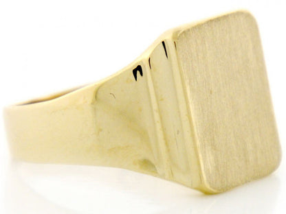 Gold Mens Signet Ring (JackAni# R2030)