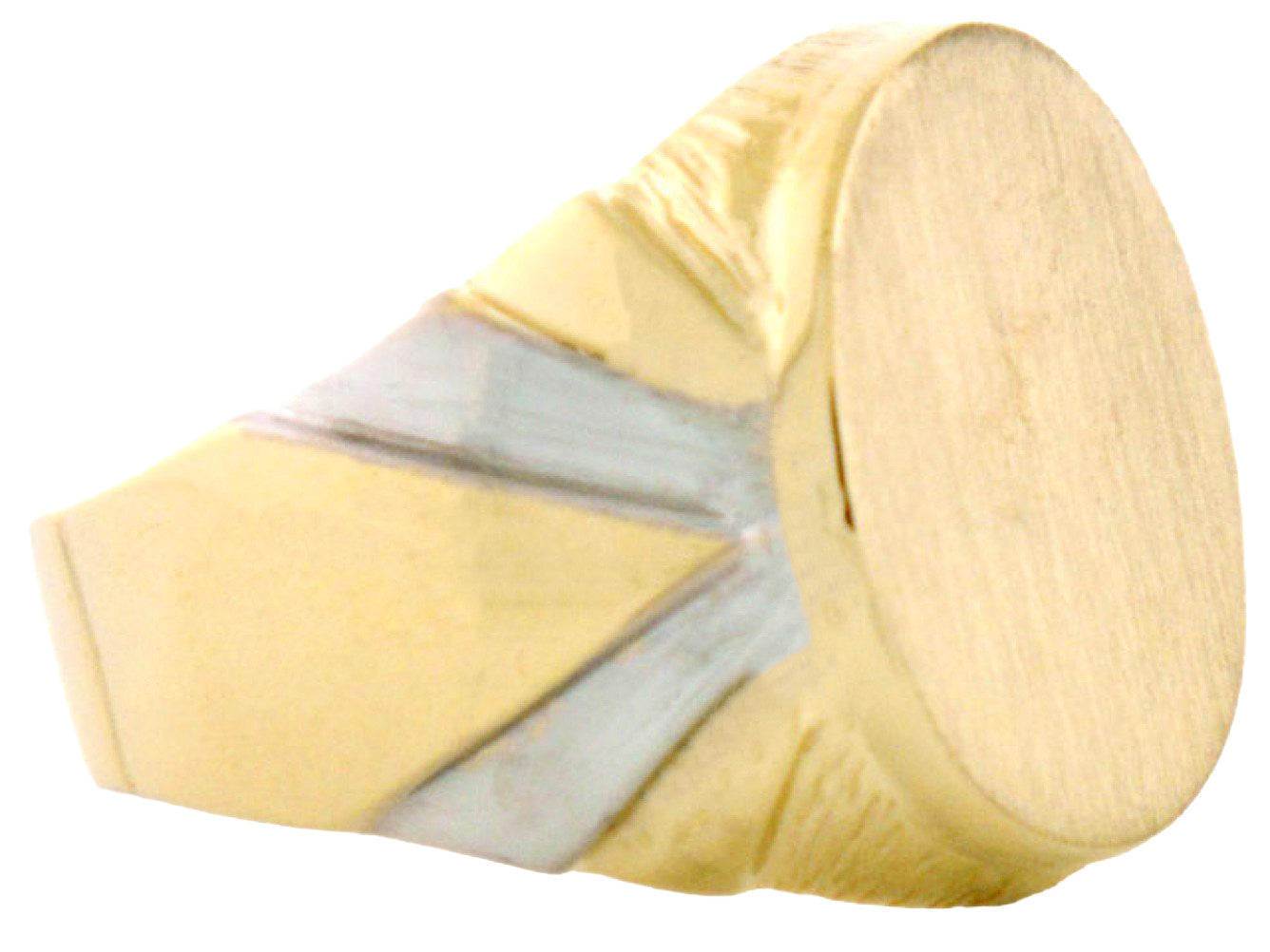 Gold Oval Signet Mens Ring (JackAni# R2033)