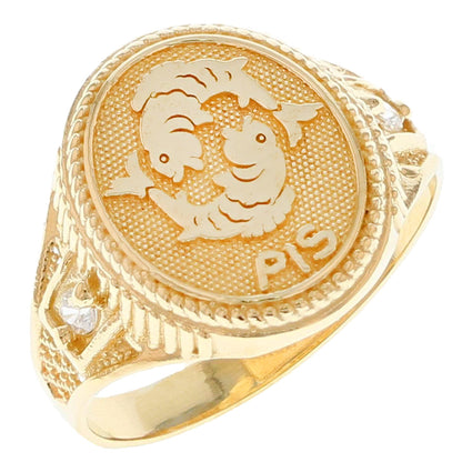 Beautiful Ladies Zodiac CZ Ring (JackAni# R1935)