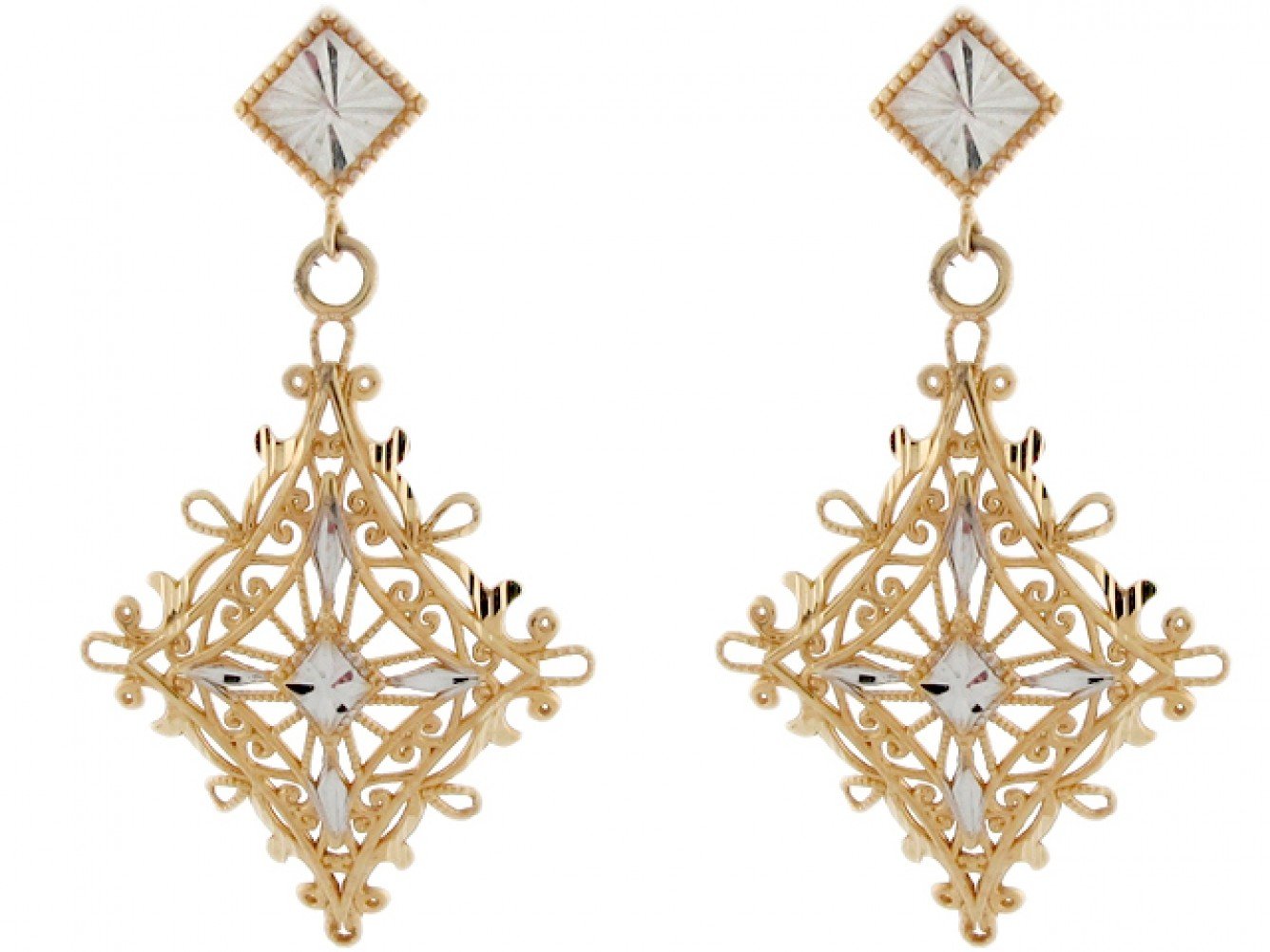 Gold Womens Earring (JackAni# E3717)