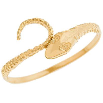 Gold Womens Animal Snake Ring (JackAni# R10412)