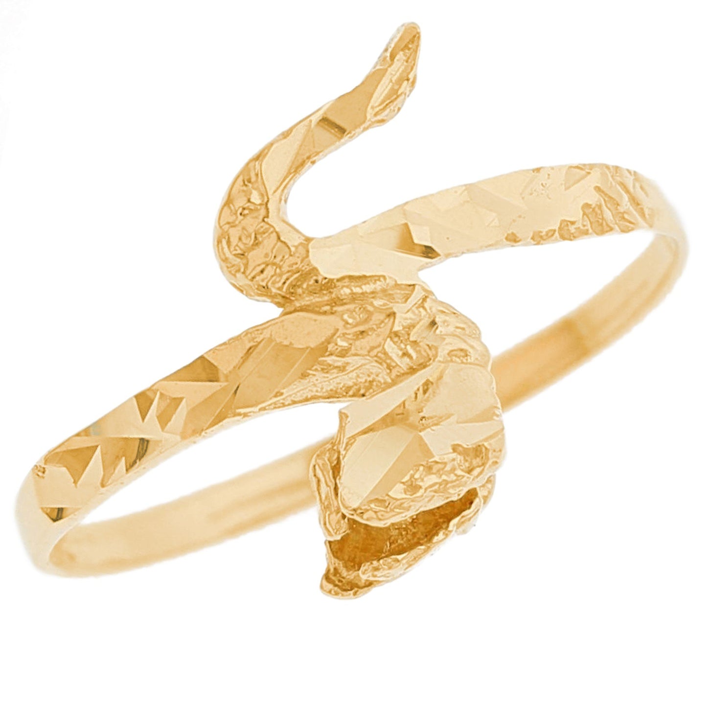 Gold Womens Animal Snake Ring (JackAni# R10413)