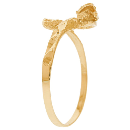 Gold Womens Animal Snake Ring (JackAni# R10413)